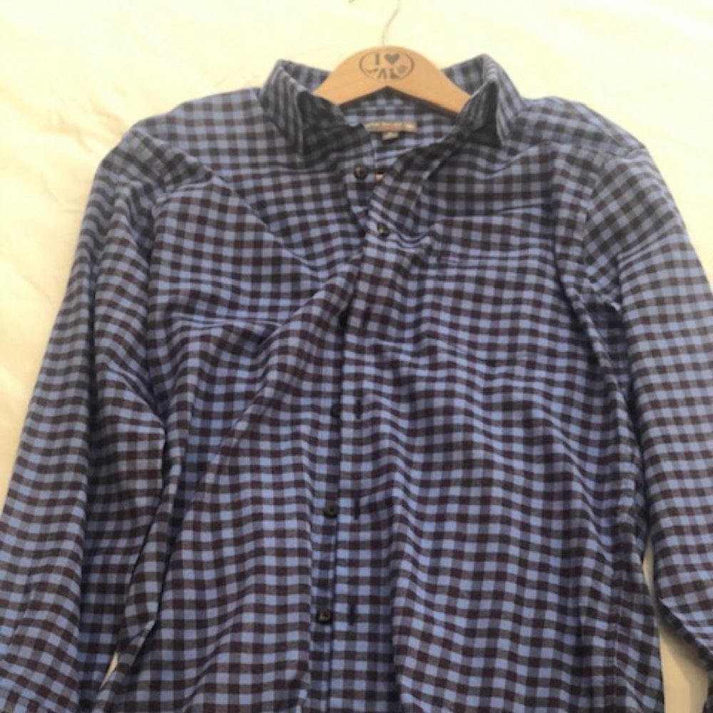 Peter Millar Blue/Purple Pattern Button Down